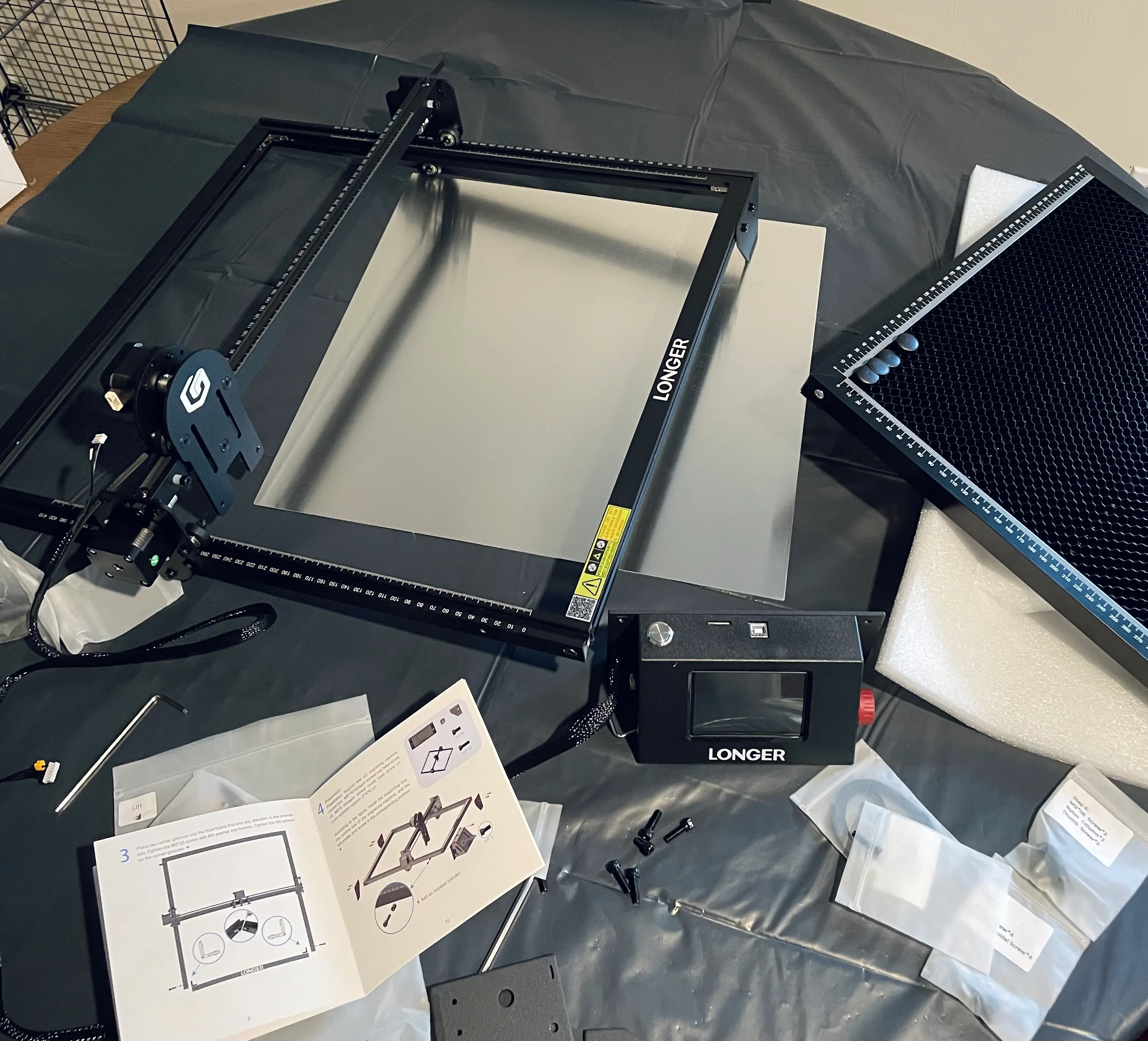 Air assist compressor accessory for the laser engraver